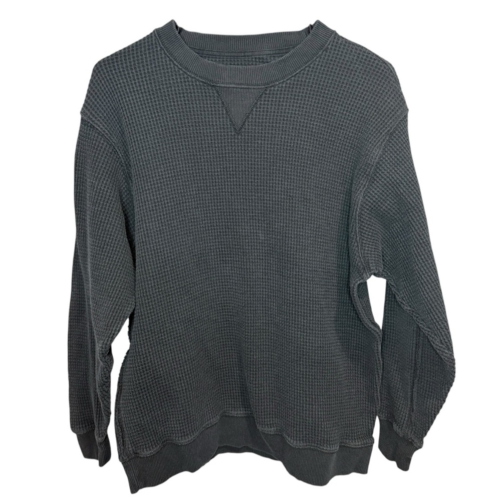 Aerie Waffle Knit Black‎ Small Sweater
